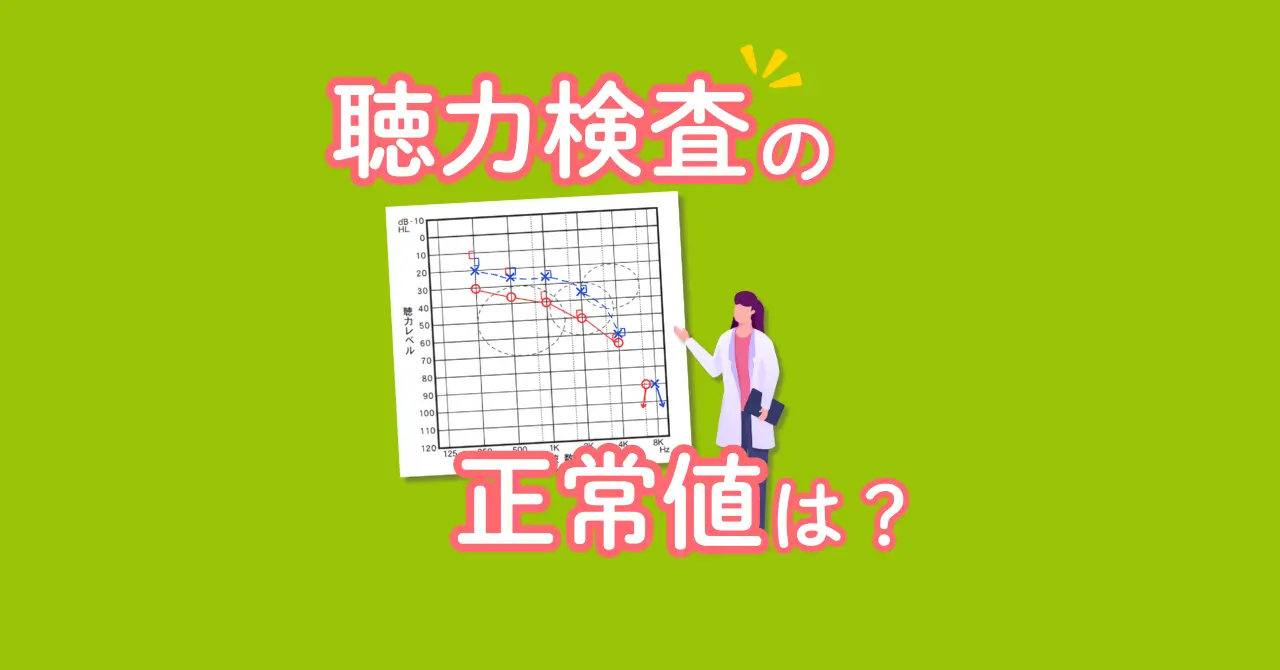 専門家が解説】聴力検査の結果表「オージオグラム」の見方と正常値